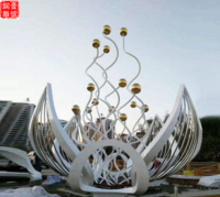 不銹鋼小區(qū)景觀雕塑