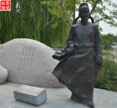 杜甫草堂杜甫銅像