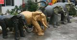 动物铜雕大象的摆放位置