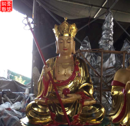 地藏王菩萨99米铜像