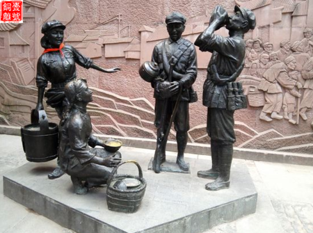 八路军太行纪念馆主题雕塑人物